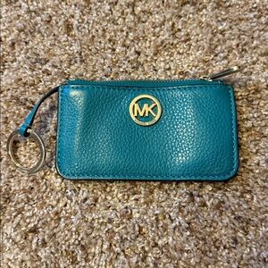 Michael Kors card holder - teal